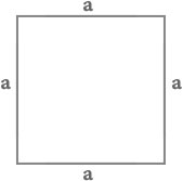 Bir kvadrat perimetri